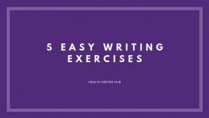 writing exercise