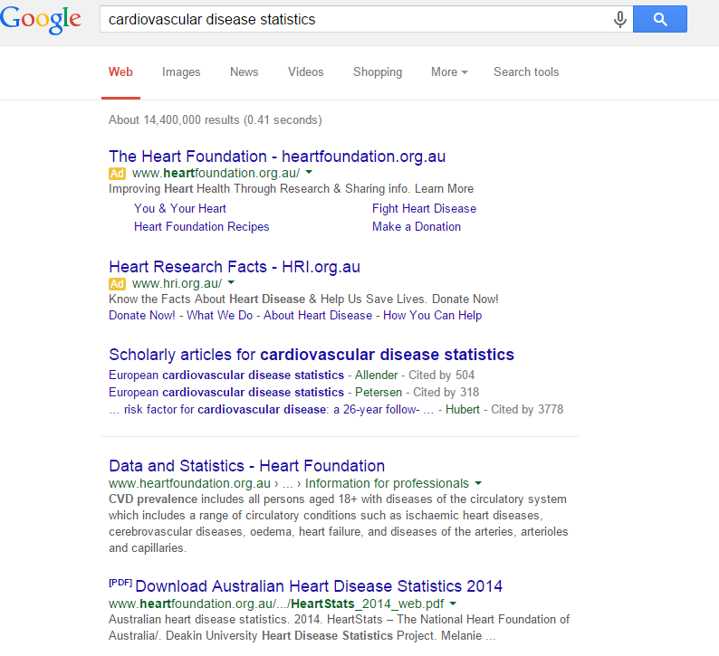 word repetition and cardiovascular disease statistics